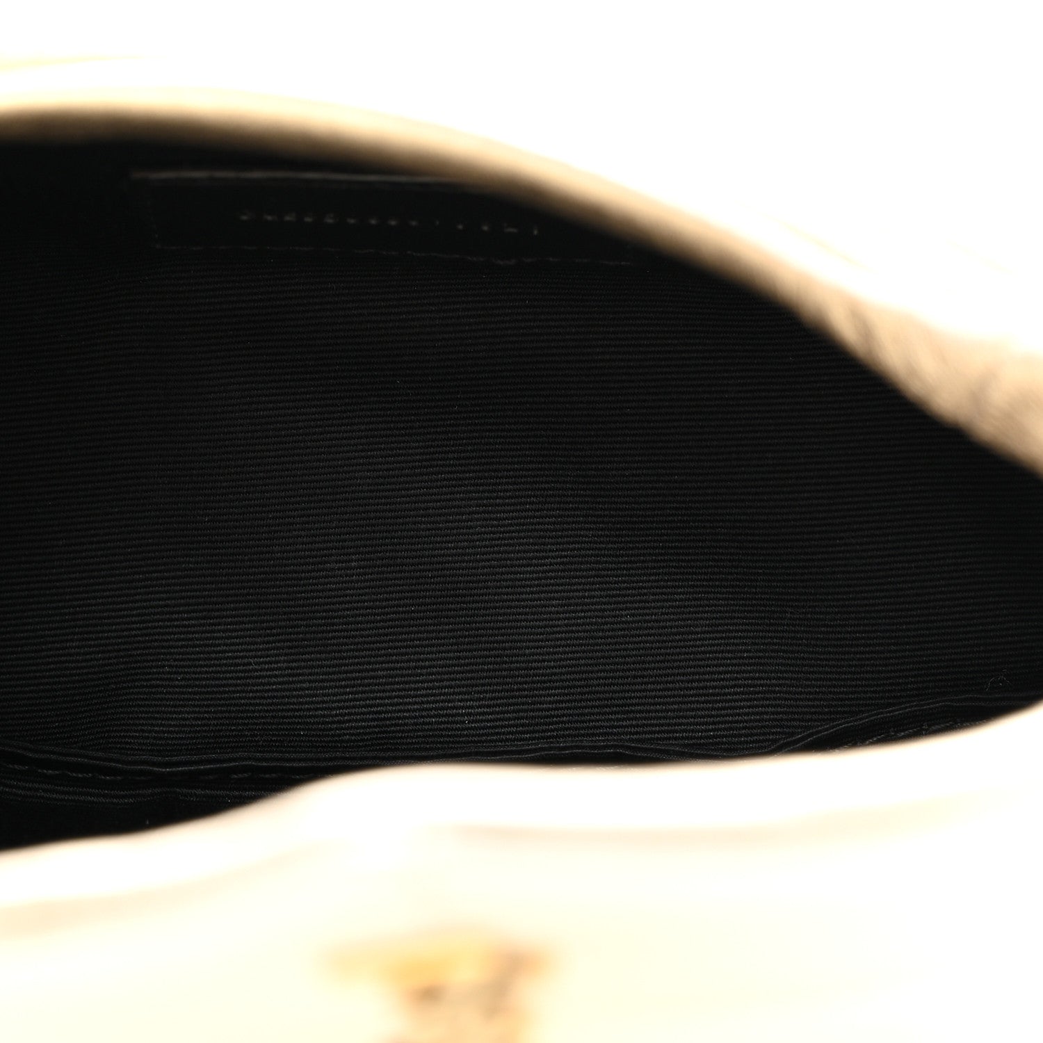 Saint Laurent Metallic Lambskin Monogram Loulou Puffer Pouch Clutch Gold 6 of 8