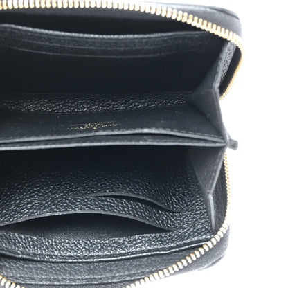 Louis Vuitton Empreinte Monogram Giant Zippy Coin Purse Black Beige 5 of 8