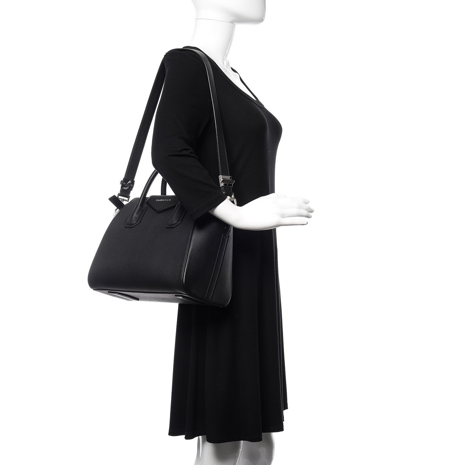 Givenchy Sugar Goatskin Small Antigona Black 2 of 10
