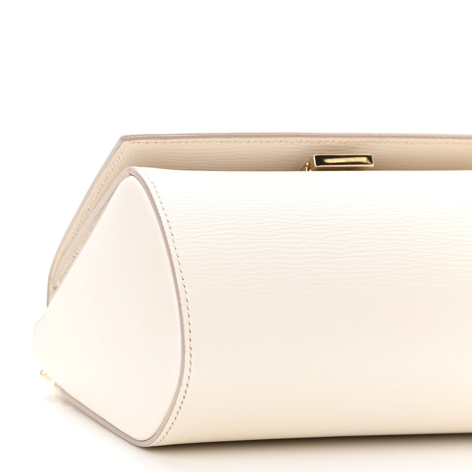 Givenchy Textured Calfskin Mini Pandora Box Chain Crossbody Bag White 8 of 9