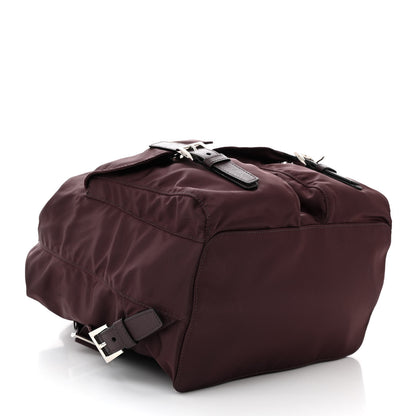 Prada Tessuto Nylon Saffiano Vela Medium Backpack Bordeaux 4 of 11