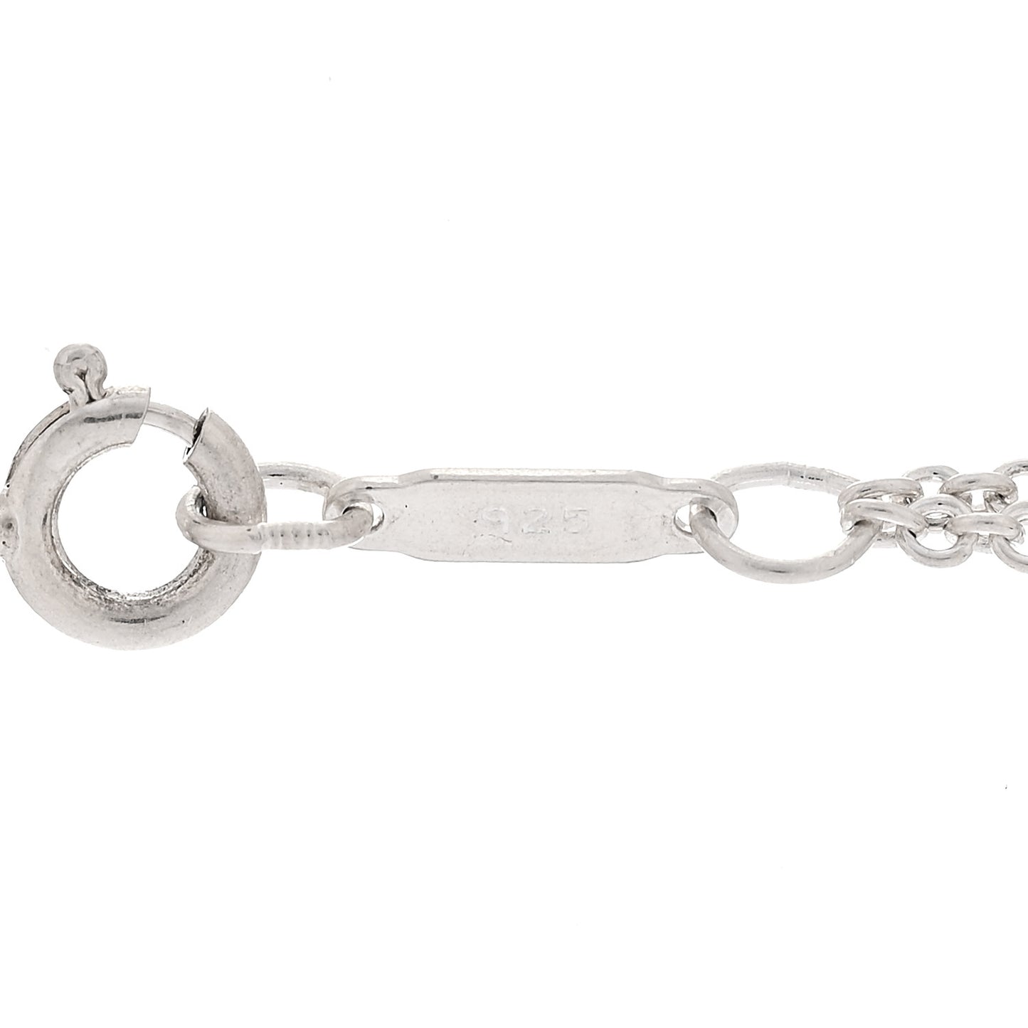 Sterling Silver Figure 8 Pendant Necklace