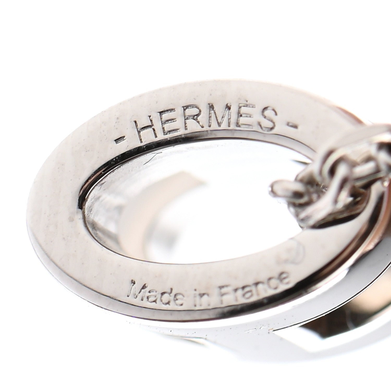 Hermes Lacquered Palladium Mini Pop H Pendant Necklace Black 5 of 6