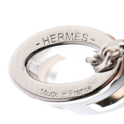 Hermes Lacquered Palladium Mini Pop H Pendant Necklace Black 5 of 6