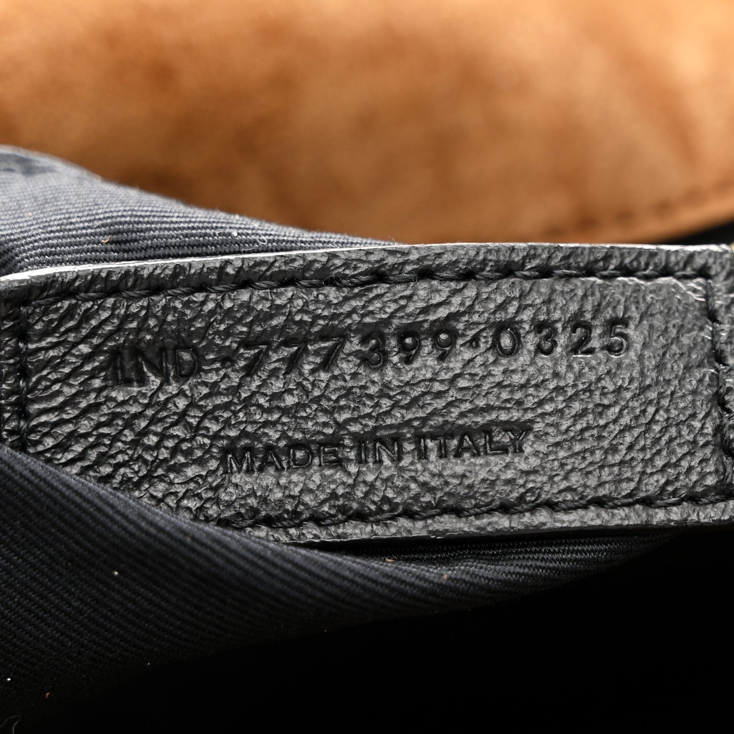 Suede Large Calypso Caramel Cognac