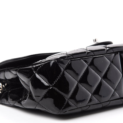 Chanel Patent Quilted Large Coco Shine Flap Black 7 of 20