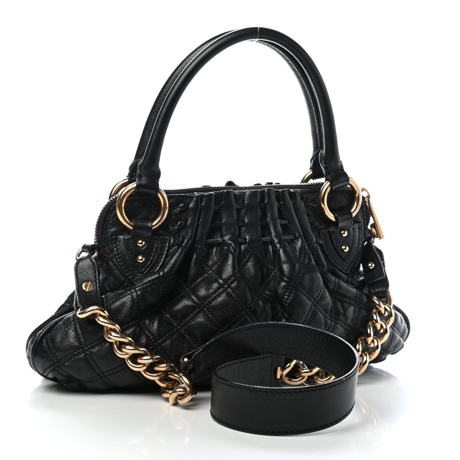 Marc Jacobs Lambskin Quilted Small Cecilia Black 2 of 8