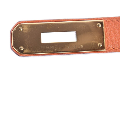 Hermes Togo Birkin 30 Orange 14 of 38