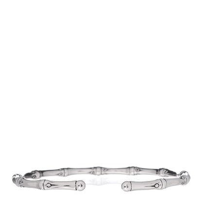 John Hardy Sterling Silver 4mm Bamboo Flex Cuff Bracelet 1 of 5