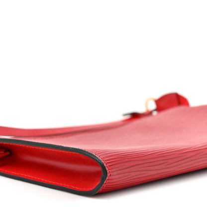 Louis Vuitton Epi Pochette Accessories 24 Castillan Red 9 of 10