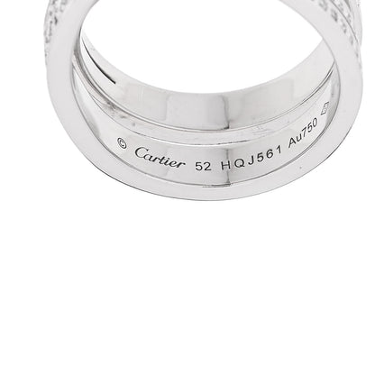 Cartier 18K White Gold Diamond Etincelle de Cartier Ring 52 6 4 of 6