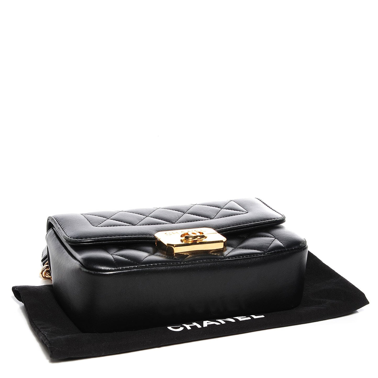 Lambskin Mini Chic With Me Flap Black