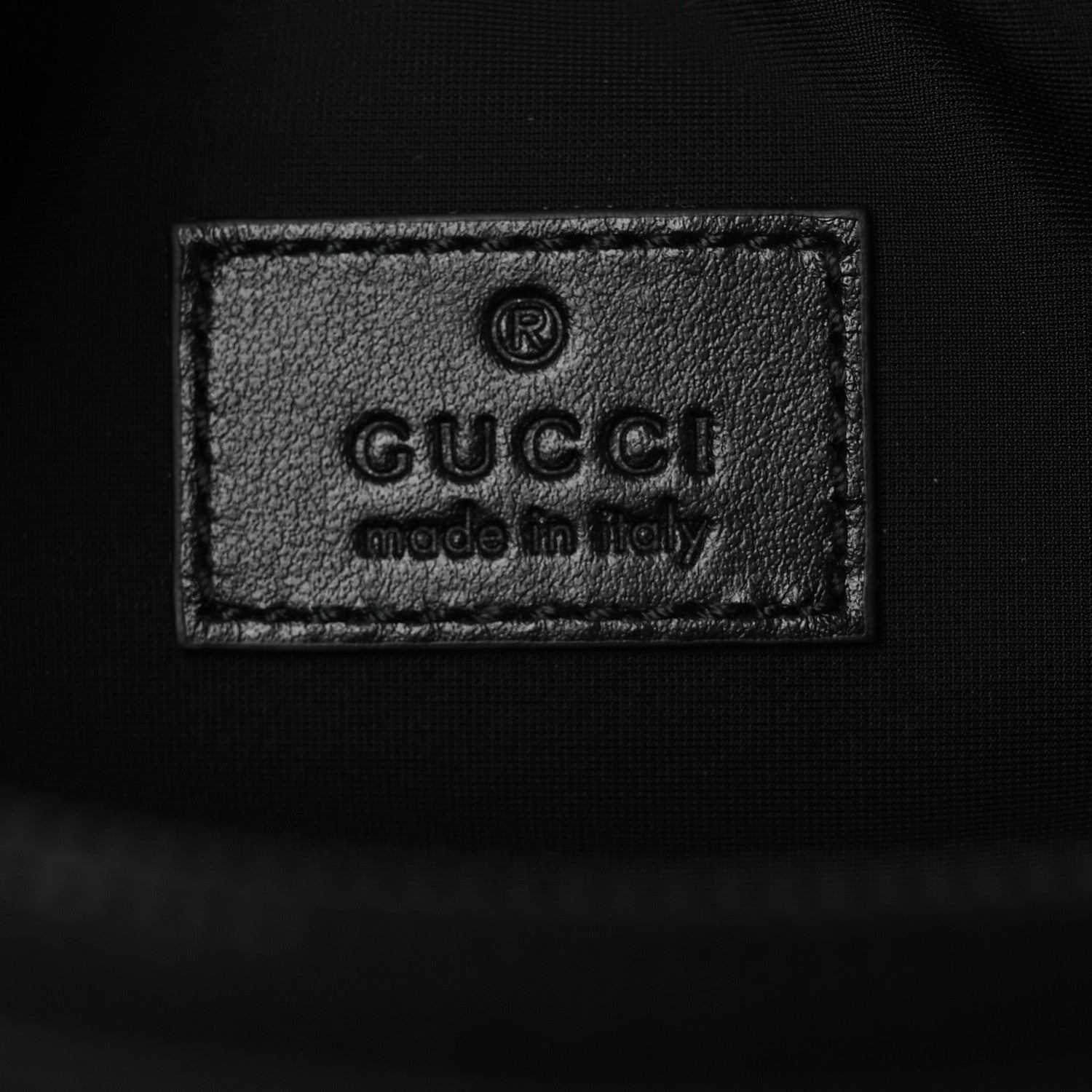 Gucci Rubber Effect Monogram GG Crossbody Bag Black 6 of 11