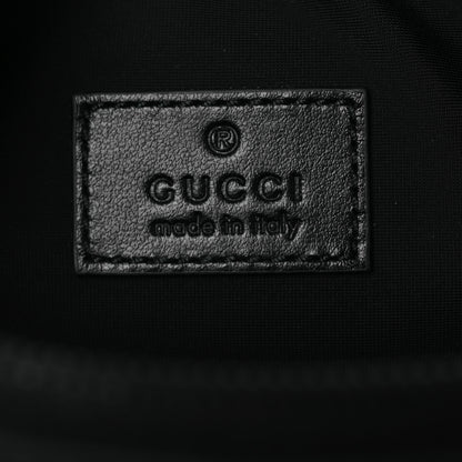 Gucci Rubber Effect Monogram GG Crossbody Bag Black 6 of 11