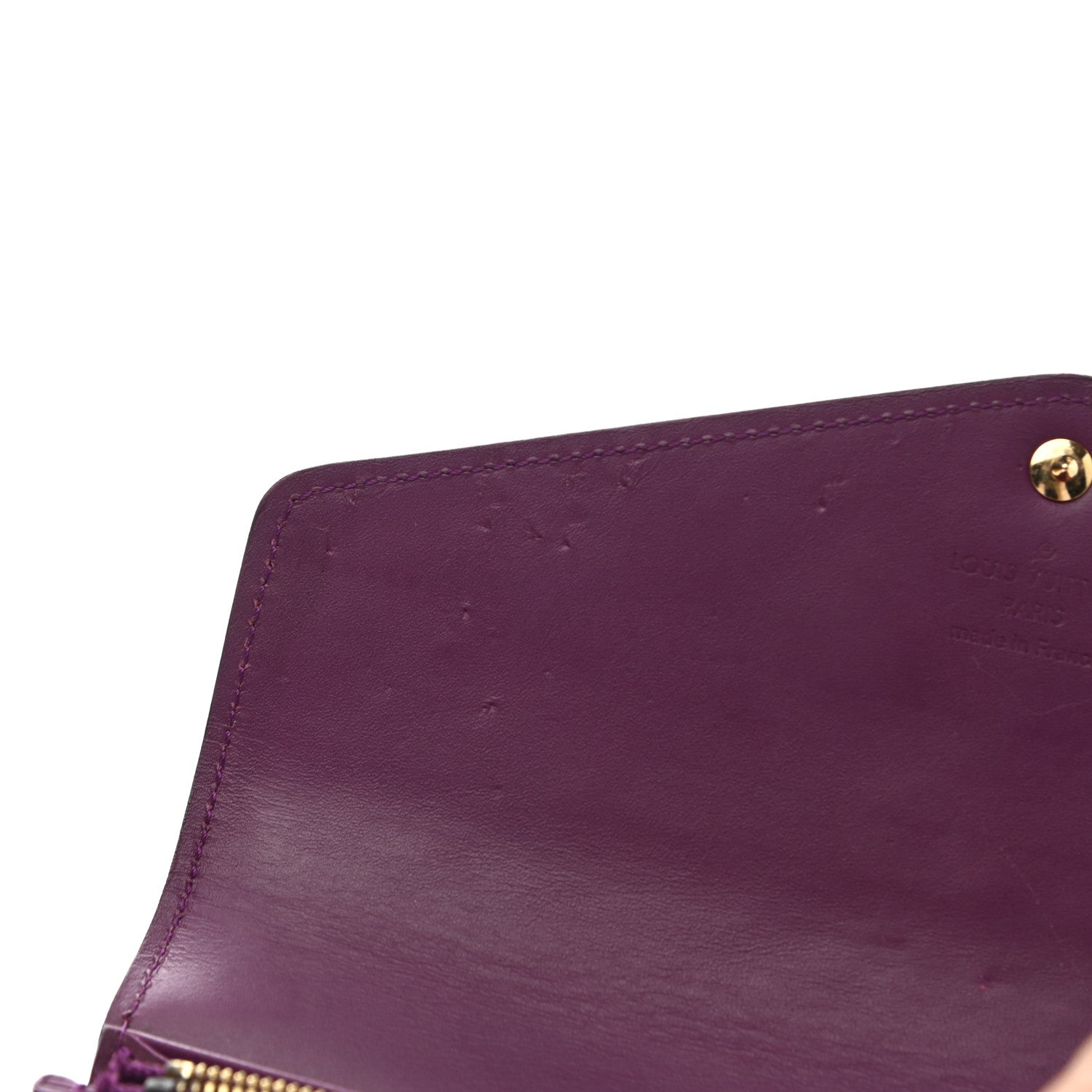Louis Vuitton Vernis Sarah Wallet NM Amethyste 9 of 12