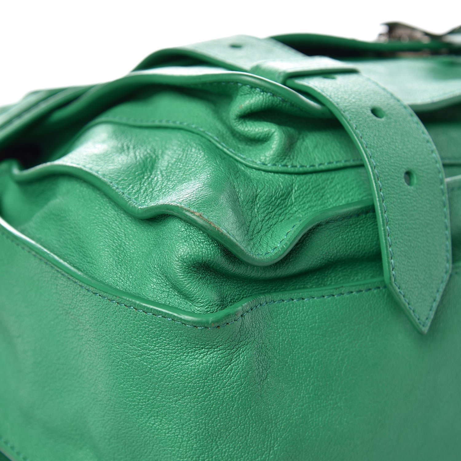 Proenza Schouler Lambskin Medium PS1 Satchel Aloe 8 of 11