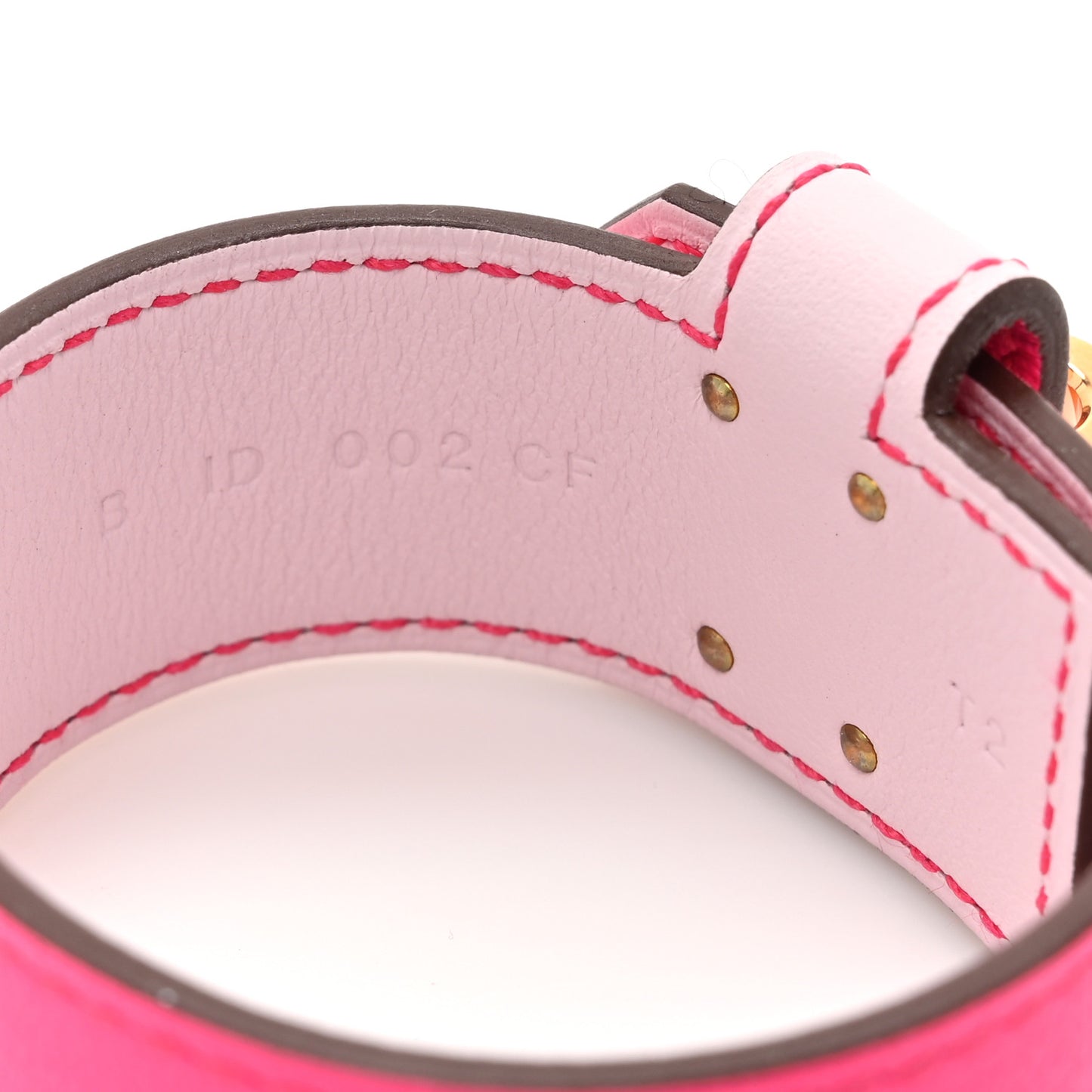 Chevre Mysore Small Kelly Twist Bracelet T2 Rose Pop