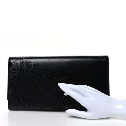 Louis Vuitton Epi Opera Pochette Egee Clutch Black 2 of 7