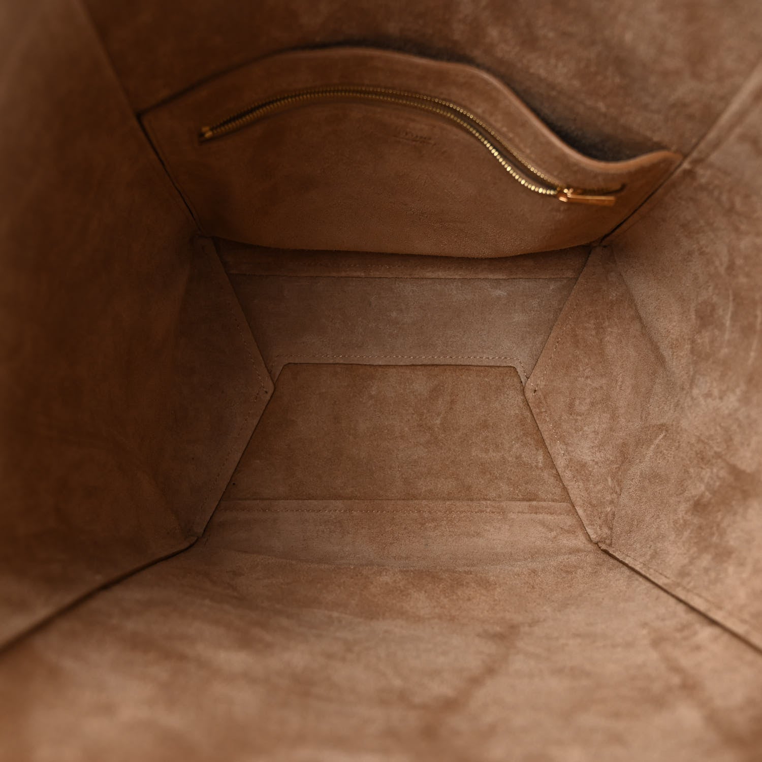 Celine Natural Calfskin Sangle Bucket Bag Light Camel 5 of 11