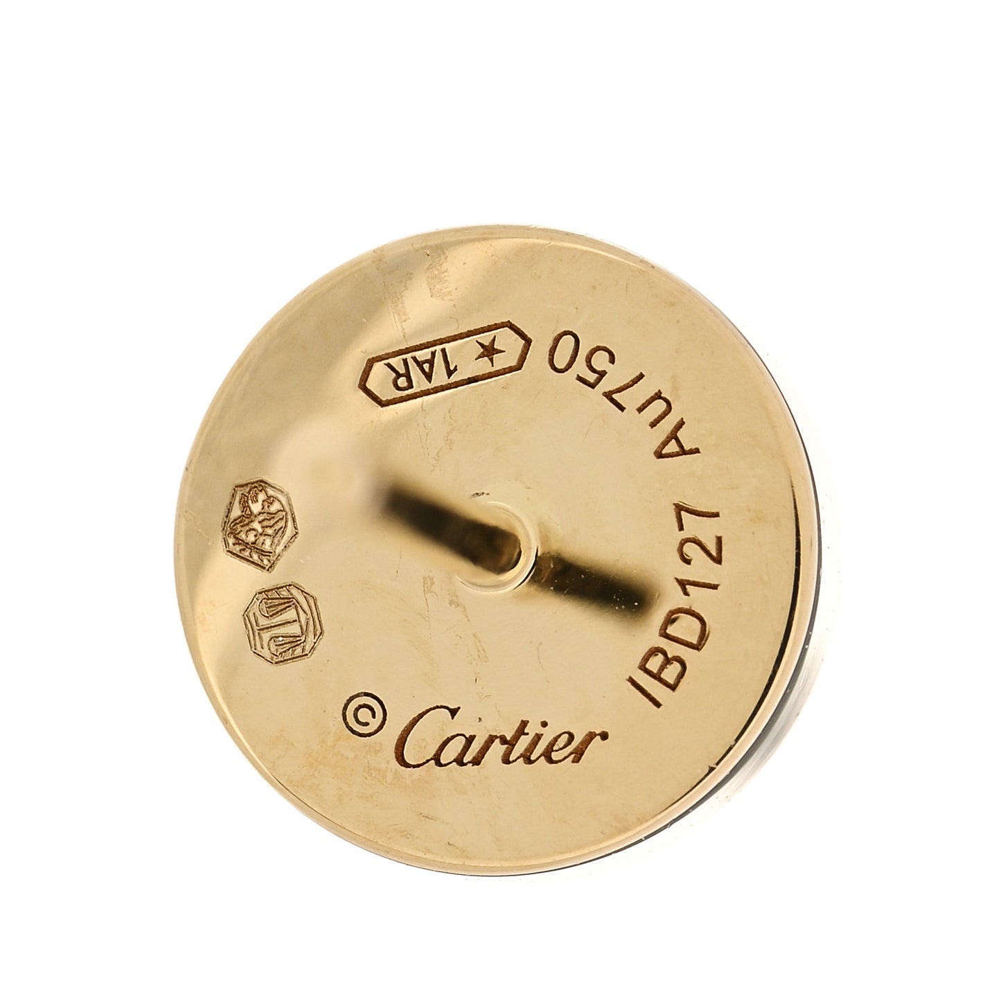 18K Yellow Gold LOVE Earrings