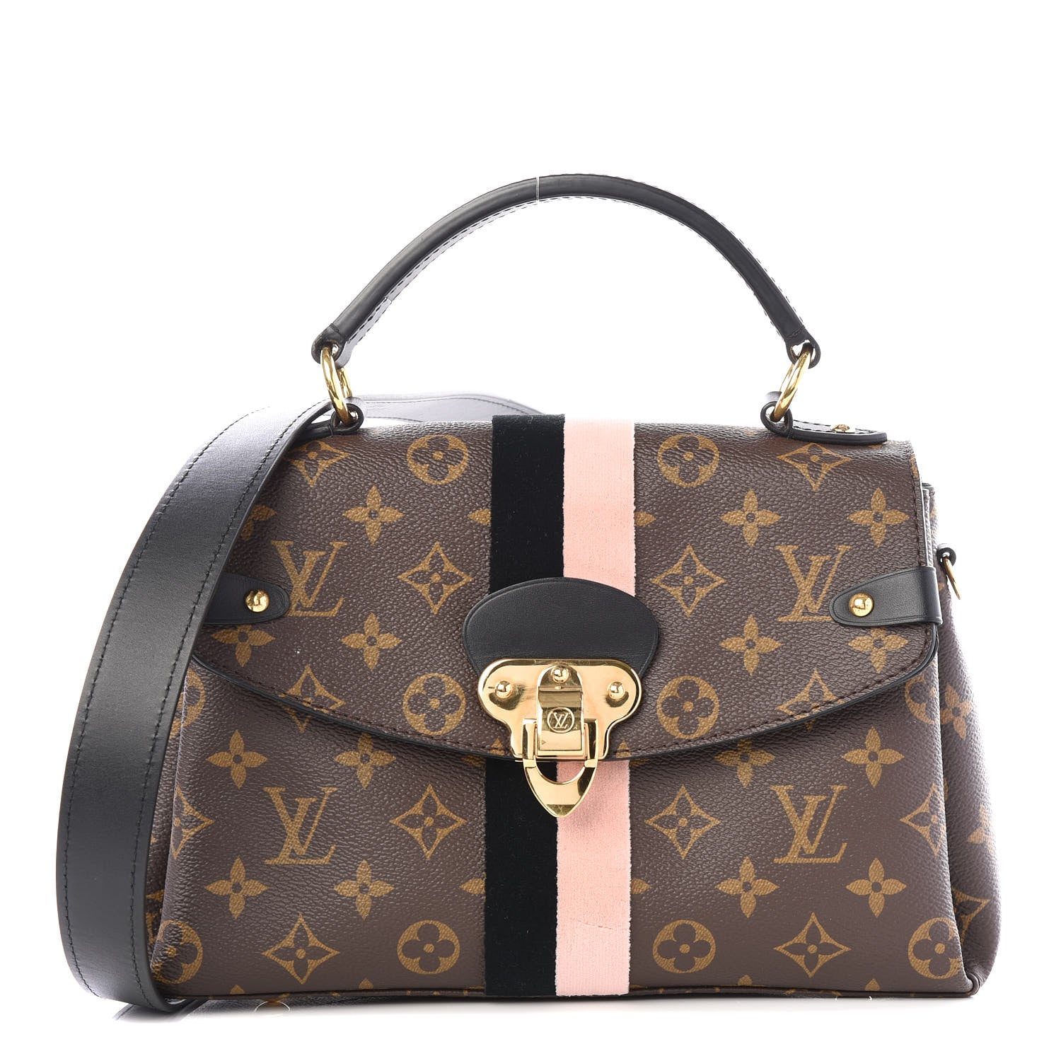 Louis Vuitton Monogram Georges BB Black Rose Poudre 1 of 12