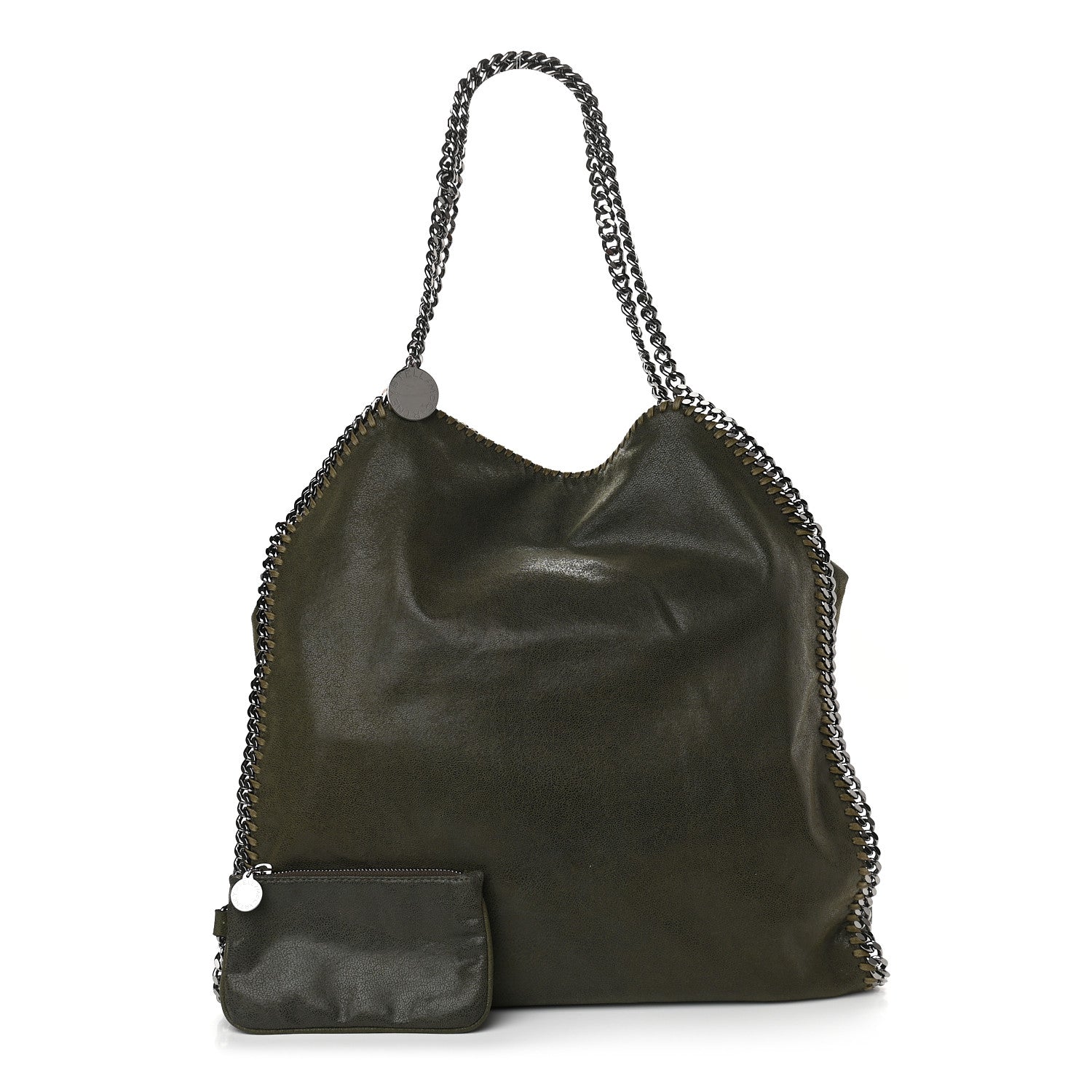 Stella McCartney Shaggy Deer Big Falabella Tote Olive 1 of 11