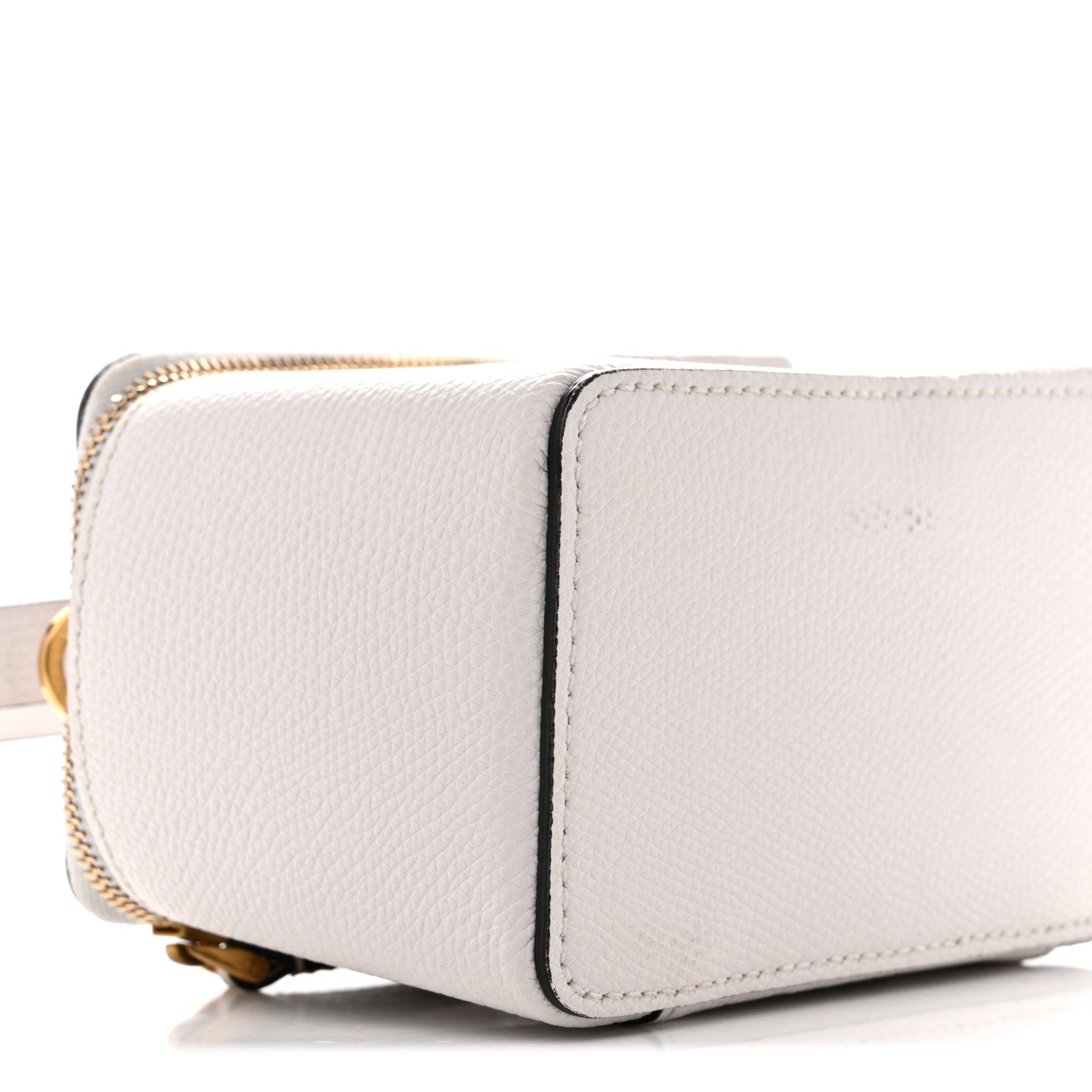 Valentino Garavani Grained Calfskin VSling Vanity Case White 8 of 12