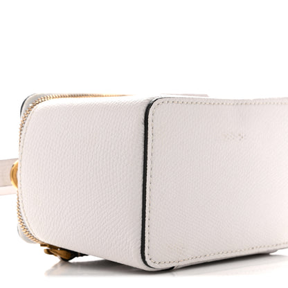 Valentino Garavani Grained Calfskin VSling Vanity Case White 8 of 12