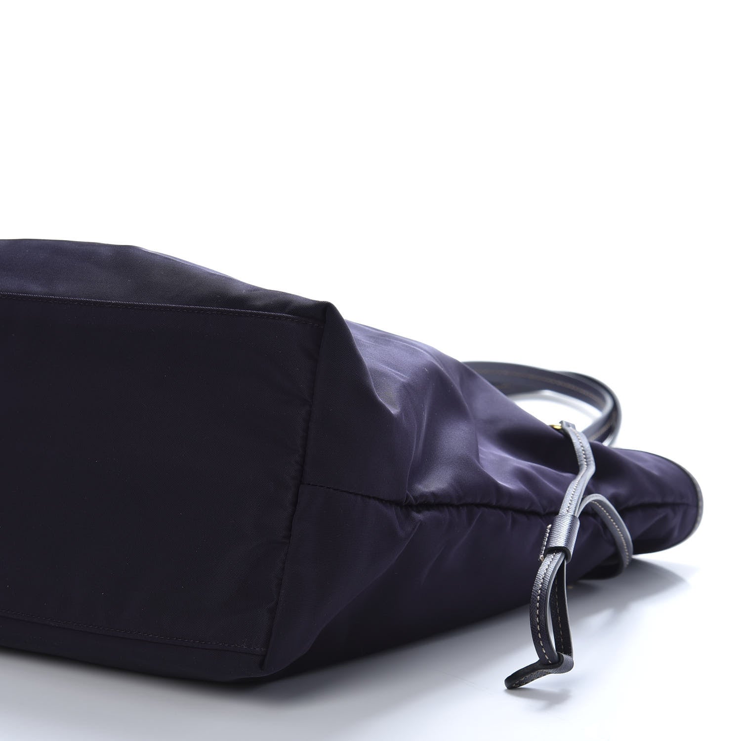 Prada Tessuto Nylon Saffiano Tote Purple 7 of 10