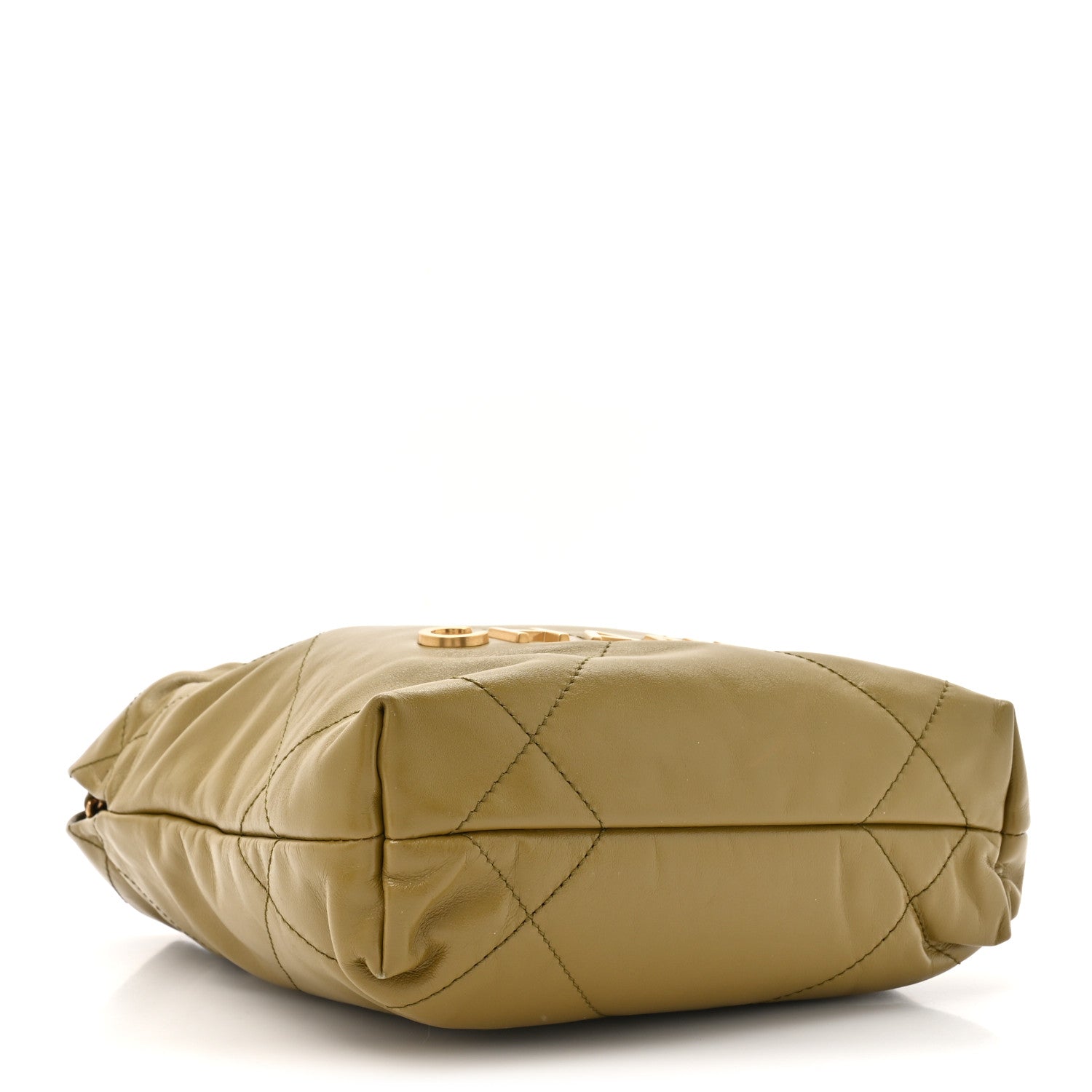 Chanel Shiny Calfskin Quilted Mini Chanel 22 Green 4 of 12