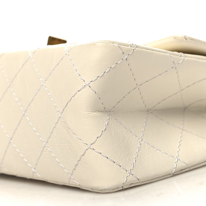 Chanel Aged Calfskin Quilted 2.55 Reissue Mini Flap White 10 of 11