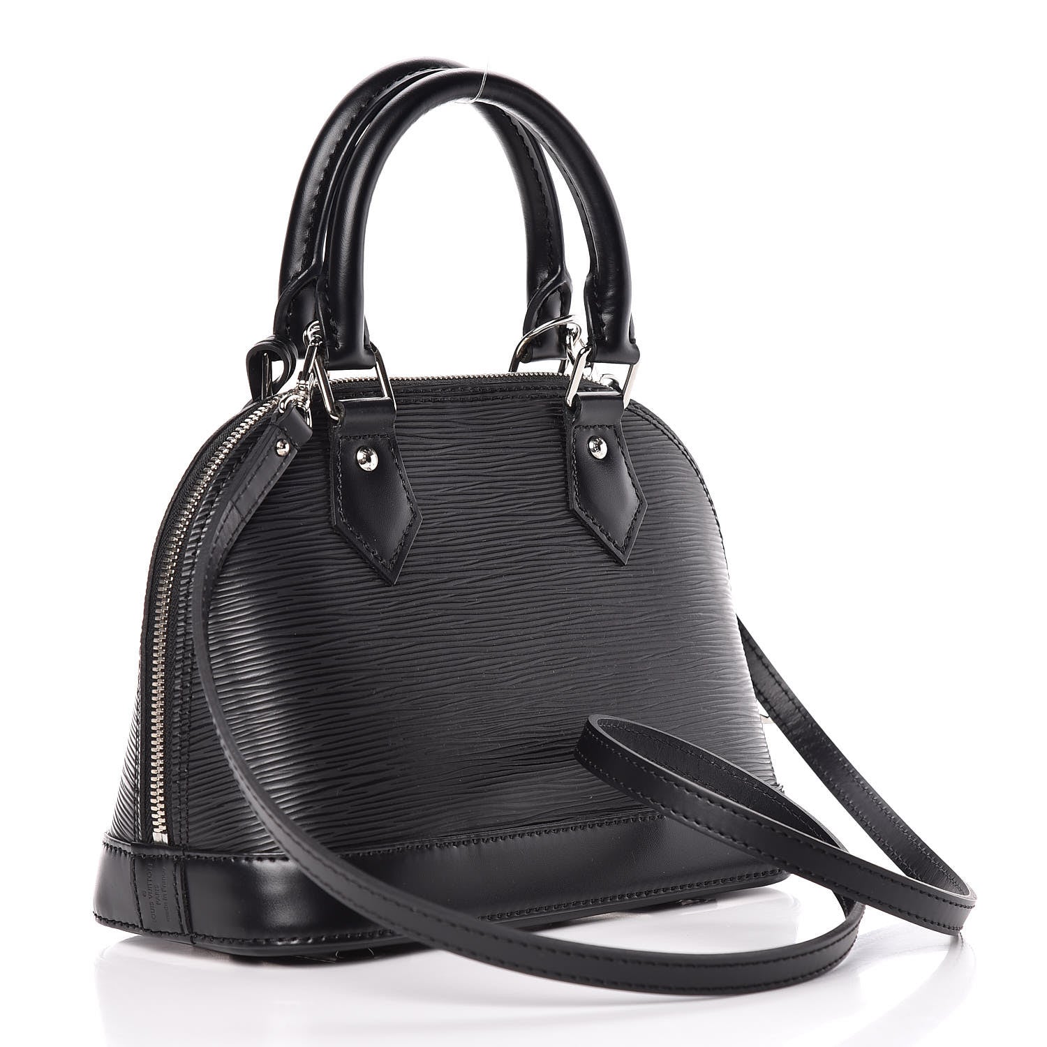 Louis Vuitton Epi Alma BB Black 3 of 9