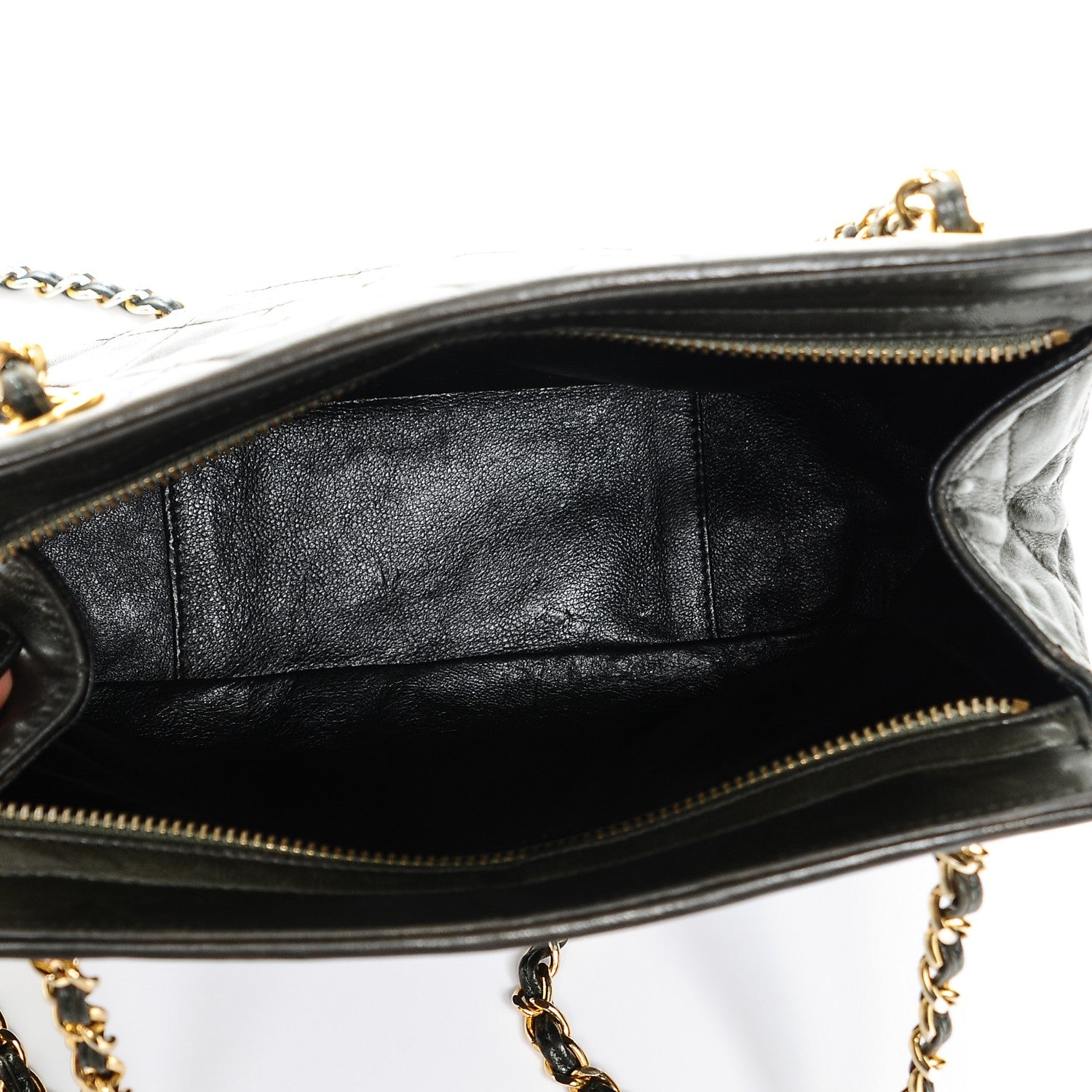 Chanel Lambskin Quilted Small Tassel Shoulder Bag Dark Green 5 of 8
