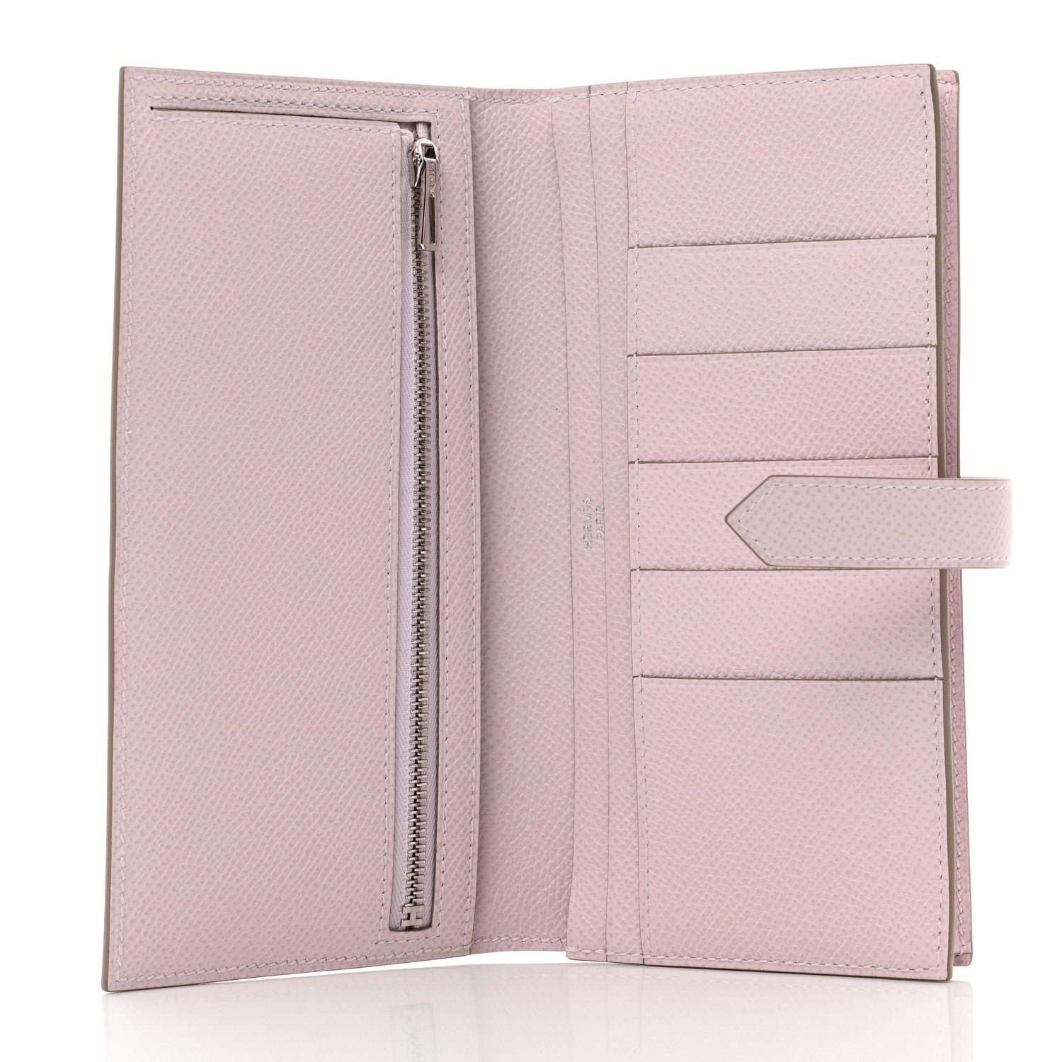 Hermes Epsom Bearn Gusset Wallet Mauve Pale 5 of 8
