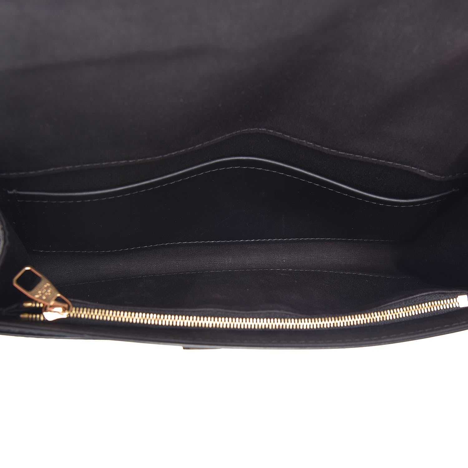 Louis Vuitton Patent Louise Clutch Black 5 of 6