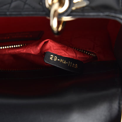 Christian Dior Lambskin Cannage Small My ABCDior Lady Dior Black 7 of 11