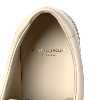 Saint Laurent Calfskin Andy Low Top Sneakers 41 Dark Coquille 8 of 8