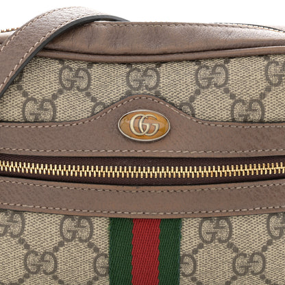 Gucci GG Supreme Monogram Web Mini Ophidia Shoulder Bag Brown 11 of 19