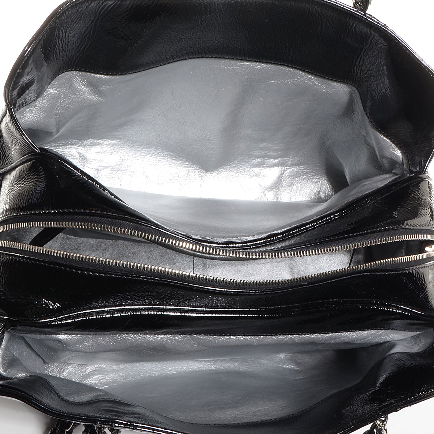 Chanel Patent Calfskin Large Luxe Ligne Tote Black 5 of 8