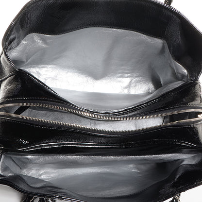 Chanel Patent Calfskin Large Luxe Ligne Tote Black 5 of 8