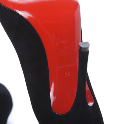 Christian Louboutin Veau Velours Decoltish 100 Pumps 38 Black 6 of 11