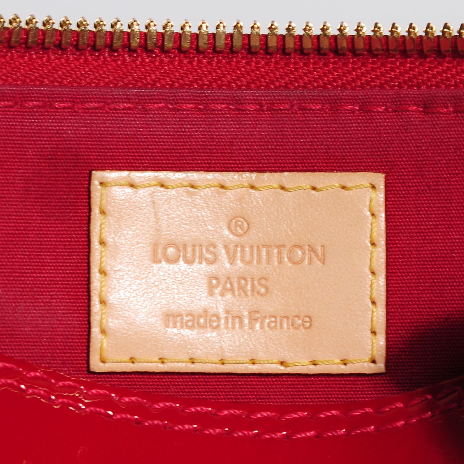 Louis Vuitton Vernis Alma BB Pomme D'Amour 6 of 8