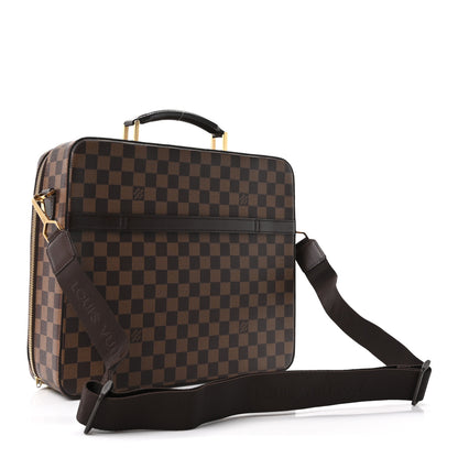 Louis Vuitton Damier Ebene Porte Ordinateur Sabana NM Computer Case 3 of 9