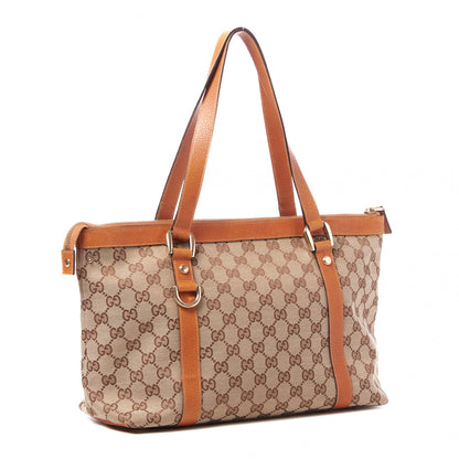 Gucci Monogram Medium Abbey Tote Tan 2 of 8