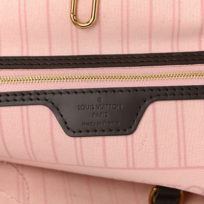 Louis Vuitton Damier Ebene Neo Neverfull MM Rose Ballerine 7 of 12