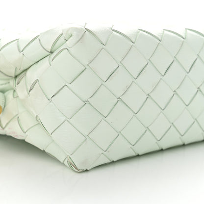 Bottega Veneta Polished Patent Intrecciato Knot Small Loop Camera Bag Glacier Muse 8 of 12