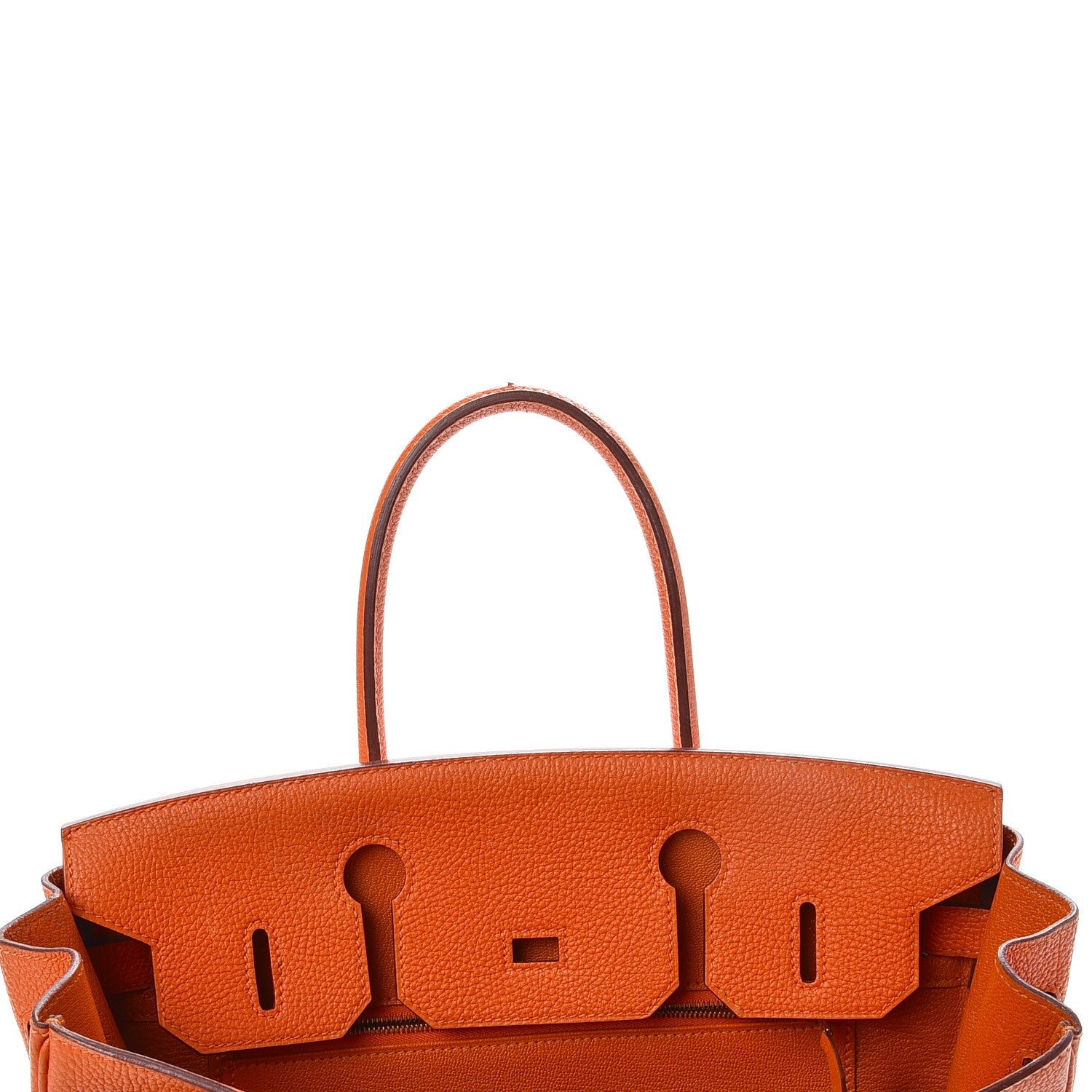 Hermes Togo Birkin 30 Orange 8 of 47
