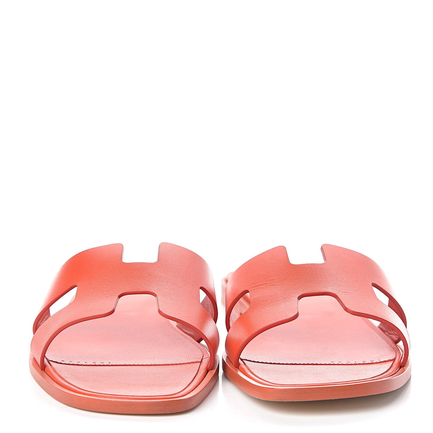 Calfskin Oran Sandals 40.5 Pavot