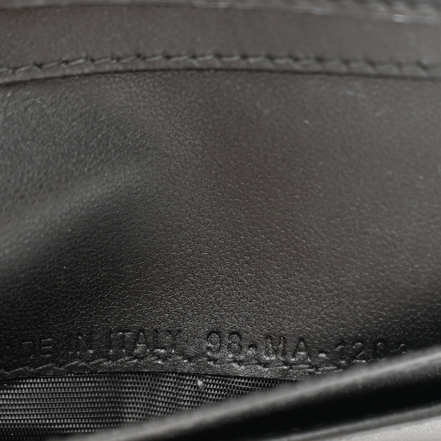 Christian Dior Grained Calfskin Supple Cannage Caro Dahlia Wallet Black 7 of 11