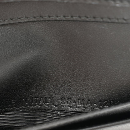 Christian Dior Grained Calfskin Supple Cannage Caro Dahlia Wallet Black 7 of 11